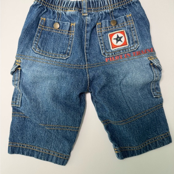 Vintage Nordstrom Baby Pilot In Training Baby Jeans Size 3M - Picture 4 of 5
